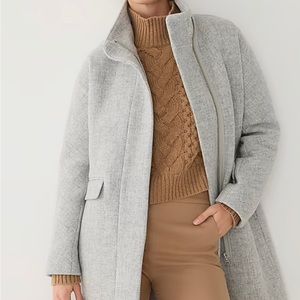 J. Crew Gray Pea Coat